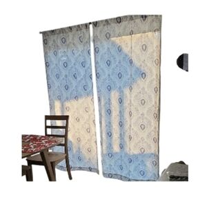 2 PANELS, 1 PRICE Mainstays Elegant Gray and Cream Paisley Curtains